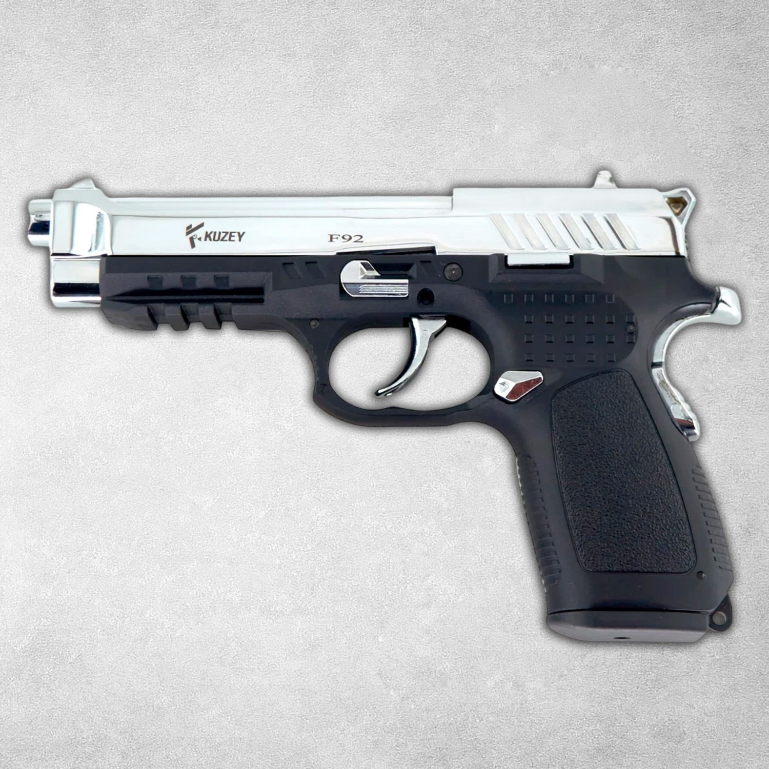 Стартовий пістолет KUZEY F92 Chrome